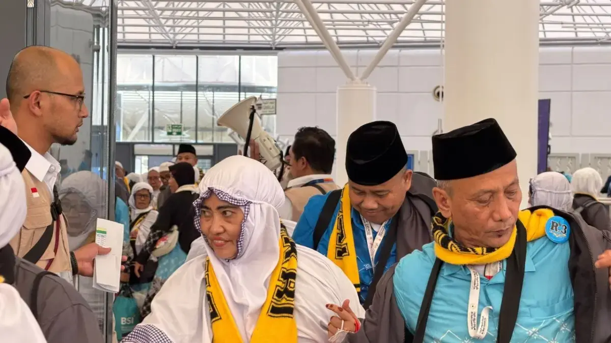 Fase Pemulangan Jemaah Haji Indonesia Gelombang Pertama Berlangsung Fase Pemulangan Jemaah Haji Indonesia Gelombang Pertama Berlangsung