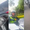 Aksi Berani Wanita Marahi Patwal RI 21 Diduga Ugal-Ugalan di Senayan, Mobil Siapa yang Dikawal?