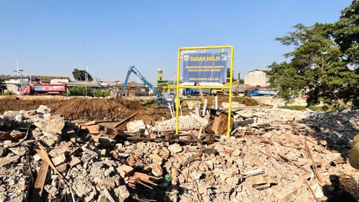 Pemprov DKI Kebut Pembebasan Lahan Normalisasi Kali Ciliwung di Cawang, Target Rampung Akhir Tahun Pemprov DKI Kebut Pembebasan Lahan Normalisasi Kali Ciliwung di Cawang, Target Rampung Akhir Tahun