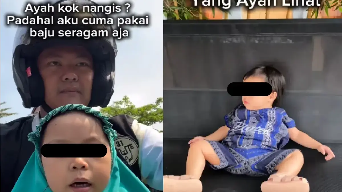 Viral Seorang Ayah Tak Kuasa Menangis Lepas Anak Masuk Sekolah TK: Jangan Sakiti Anak Kecil Ini Viral Seorang Ayah Tak Kuasa Menangis Lepas Anak Masuk Sekolah TK: Jangan Sakiti Anak Kecil Ini